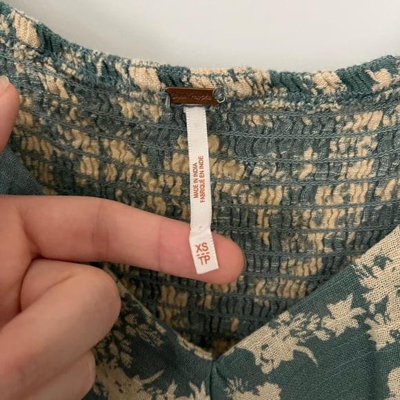 Free People Ellie printed dress size XS NWOT - Picture 5 of 6